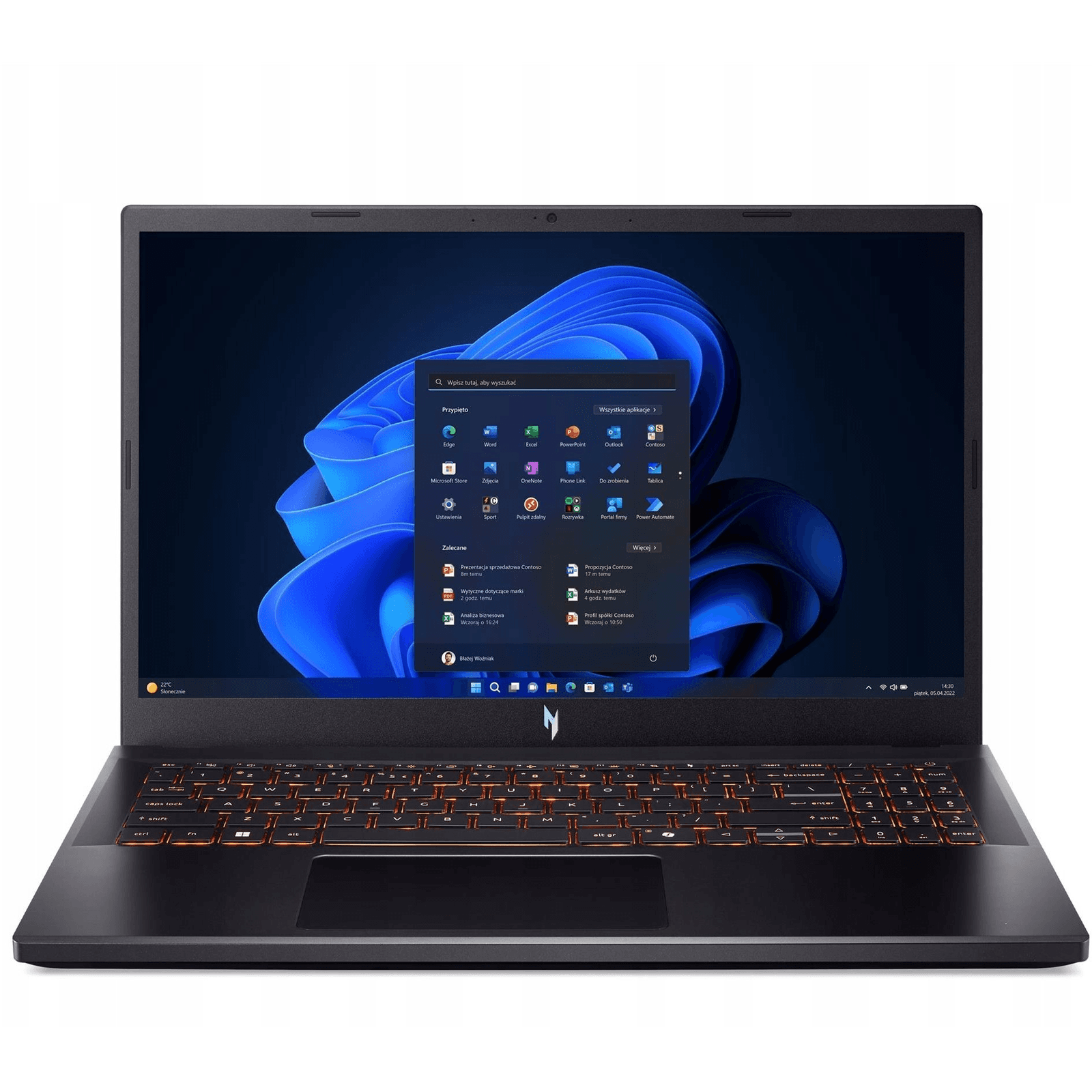 Notebook Acer Nitro V 15 15,6" AMD Ryzen 7 séria 7000 16 GB / 512 GB