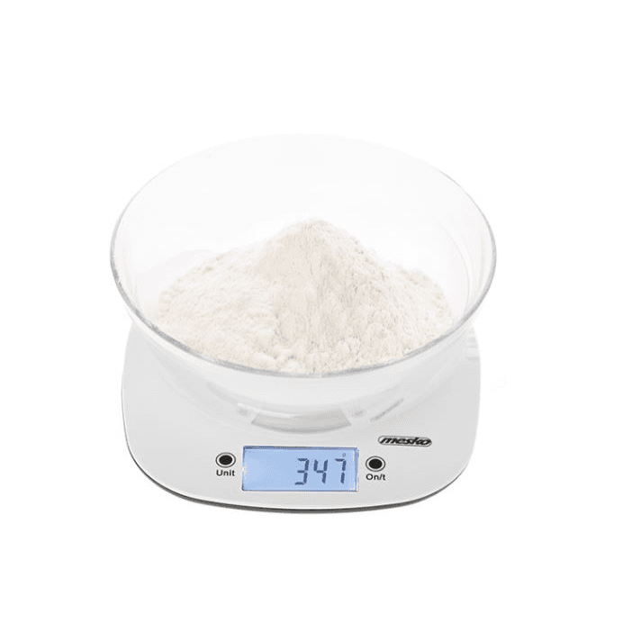 Kuchynská váha s misou Mesko MS 3179 white