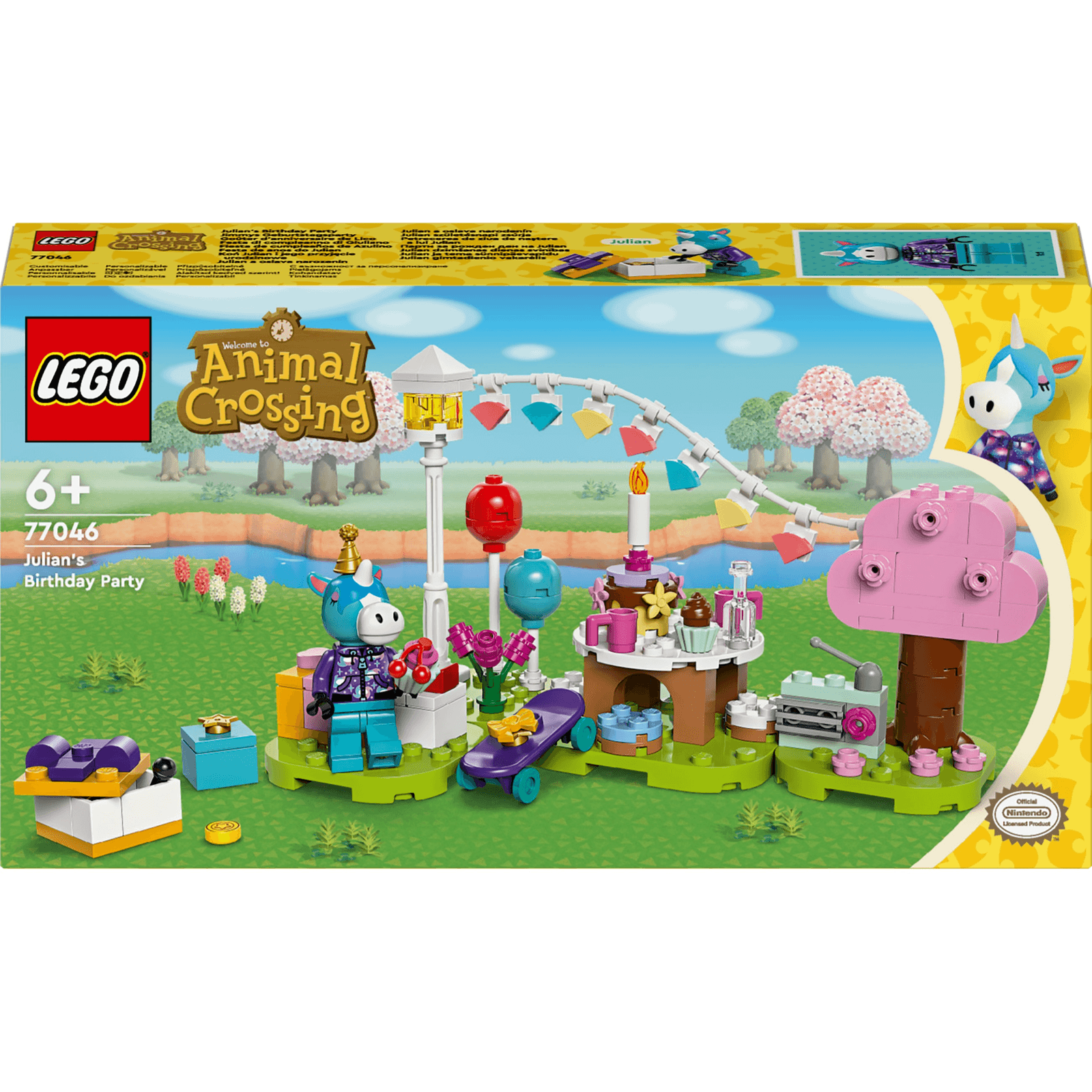 Hra LEGO 77046 LEGO Animal Crossing Julianova narodeninová oslava