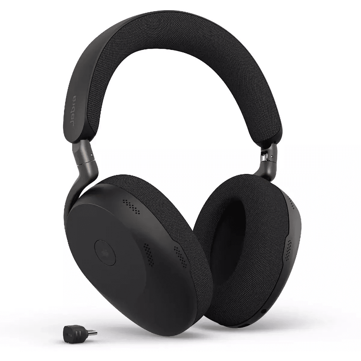Jabra Evolve3 85 Slúchadlá s mikrofónom Káblový a bezdrôtový Pres hlavu Hovor / hudba USB Typ-C Bluetooth Čierna