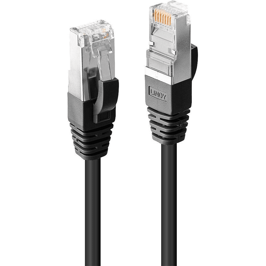 Lindy Cat.6 SSTP / S/FTP PIMF Premium 2.0m sieťový kábel Čierna 2 m