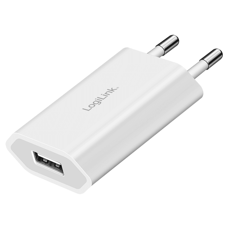 Nabíjačka LogiLink USB-A 5W biela