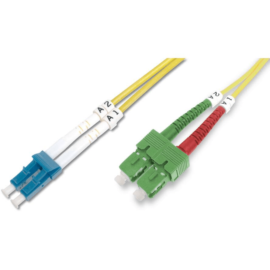 Optický prepojovací kábel (patchcord) DIGITUS 3m, žltý