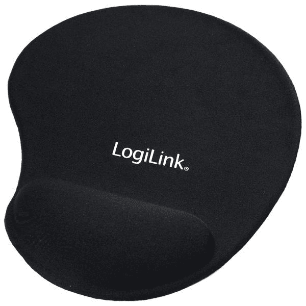 Podložka pod myš Logilink Id0027 Gélová, Čierna