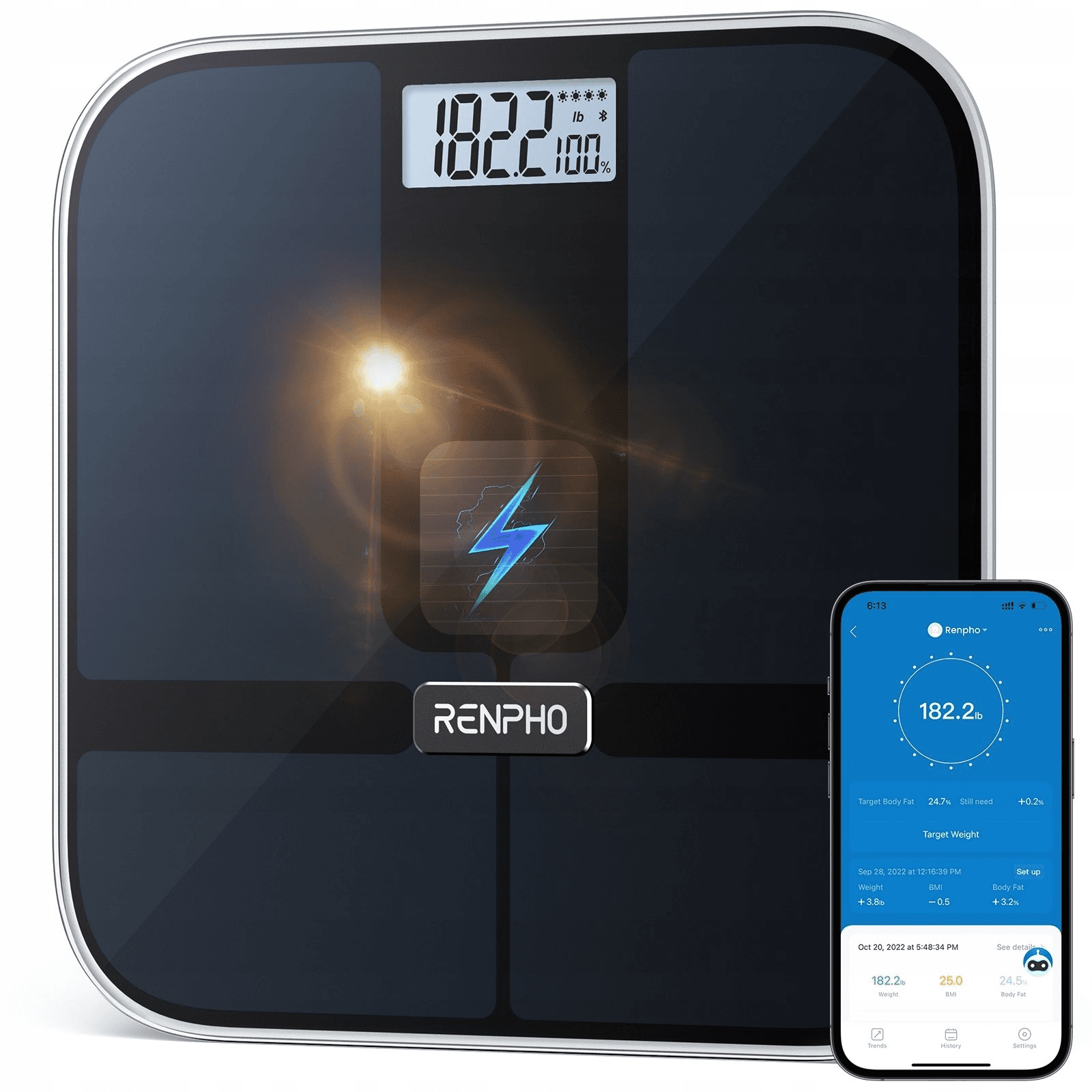 Kúpeľňová váha Renpho Elis Solar 2
