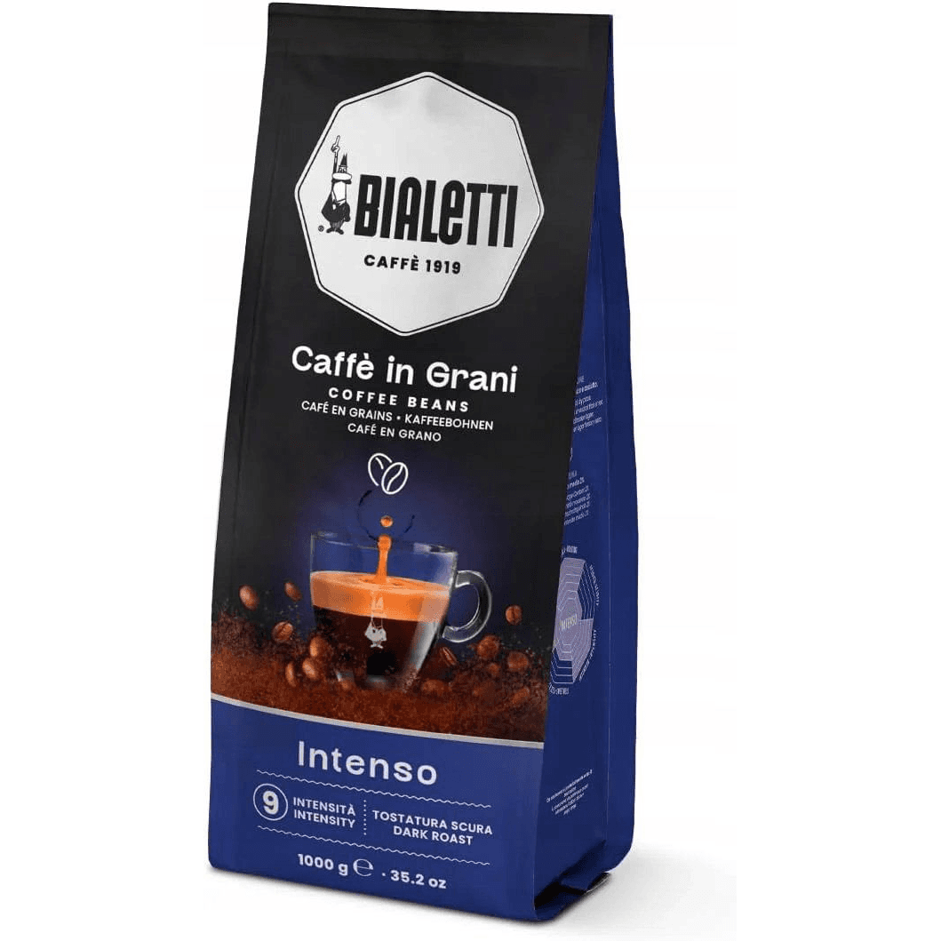 Zrnková káva Bialetti 1000 g, 50% arabica, 50% robusta, stredne pražená