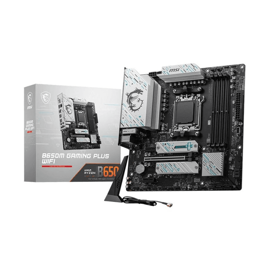 MSI B650M GAMING PLUS WIFI základná doska AMD B650 Pätica AM5 micro ATX
