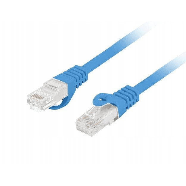 Patchcord Lanberg U/UTP 6 RJ45 / RJ45 15 m modrý