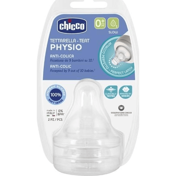 Chicco 00020311000000 cumlík na fľaše Silikón Ortodontické