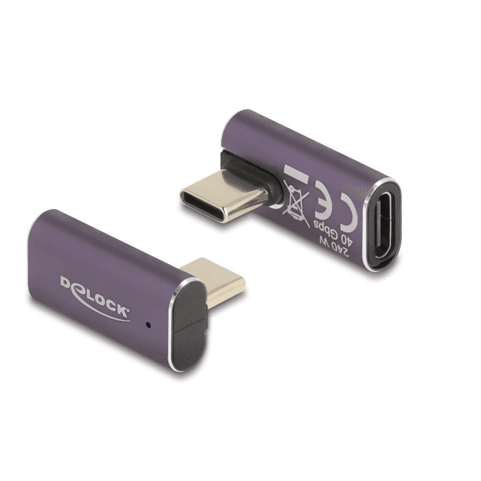 Adaptér USB 40Gbps USB-C PD 3.1 240W samec-samica 8K 60Hz Delock 60288