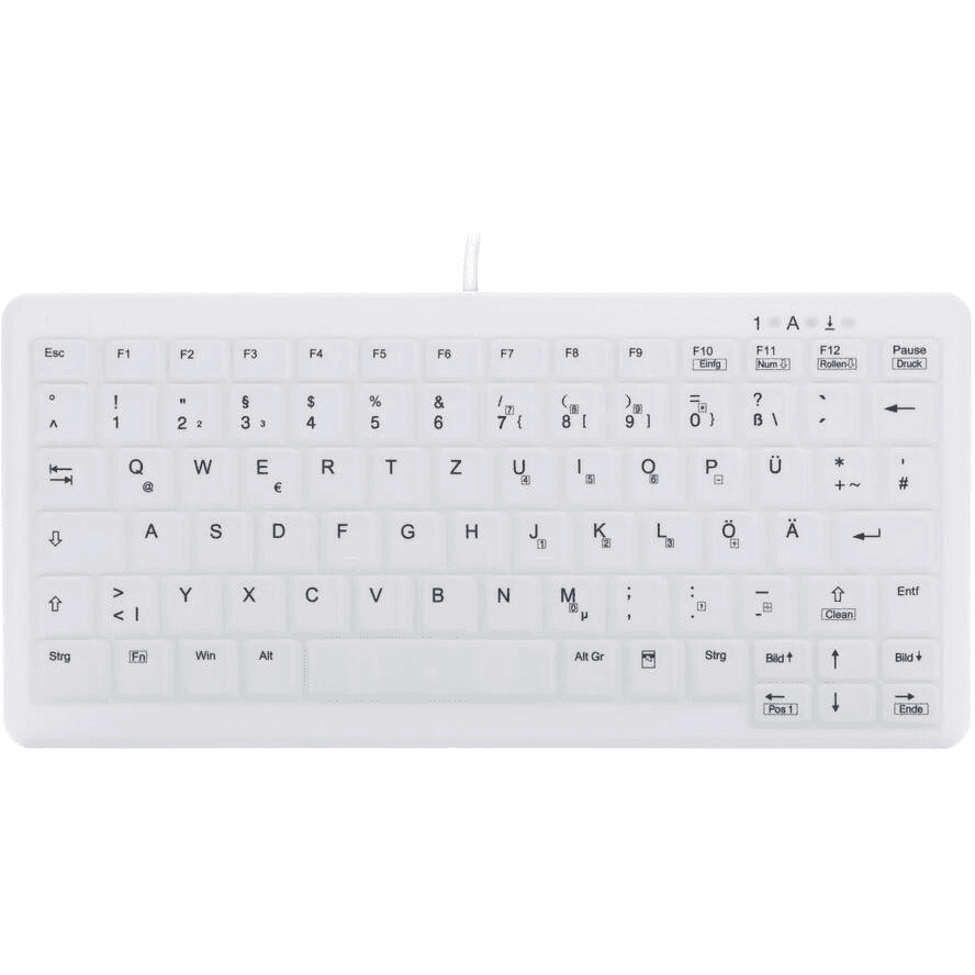 CHERRY AK-C4110 klávesnica Lekárske USB QWERTZ Nemecký Biela