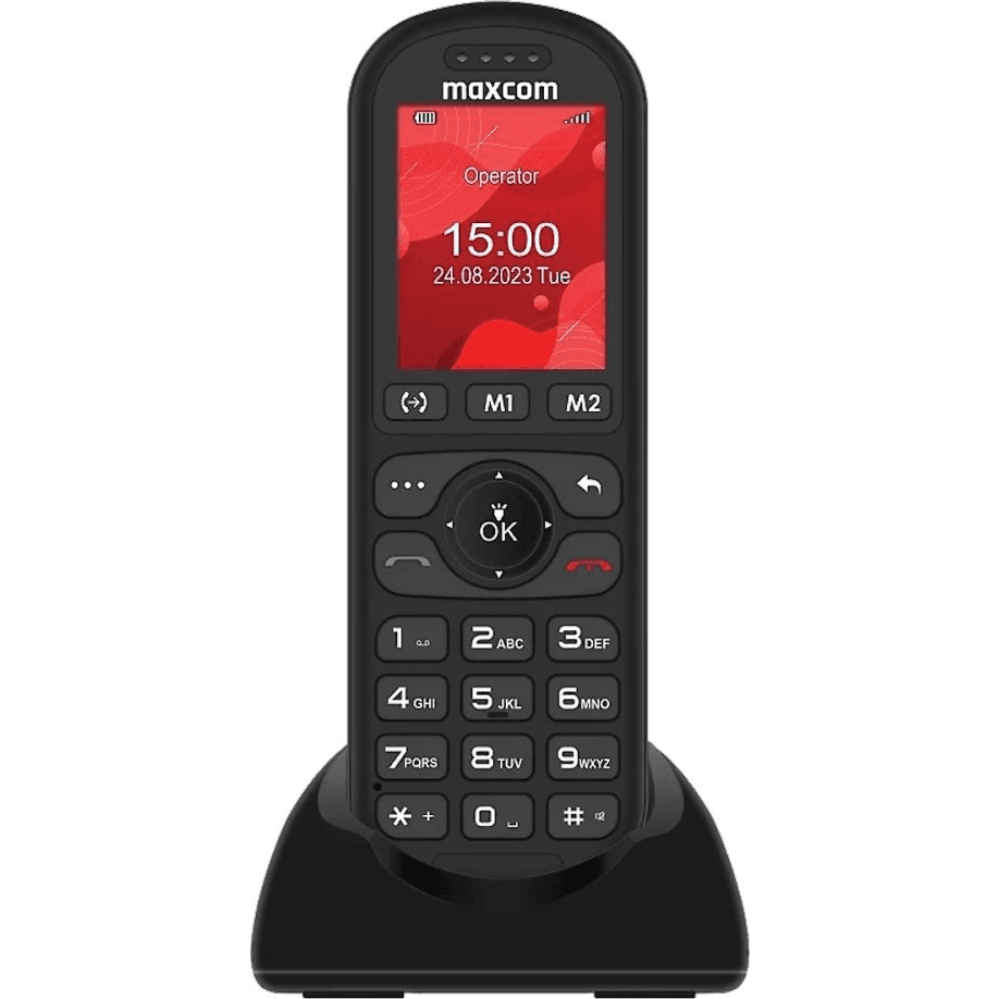 MaxCom MM39D mobilný telefón 5,08 cm (2") Čierna Farba – Telefón pre