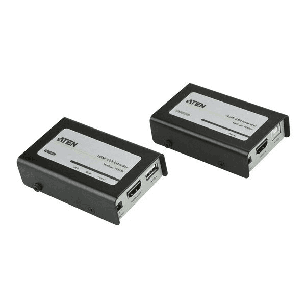 ATEN VE803-AT-G audio / video predlžovač AV vysielač a prijímač Čierna