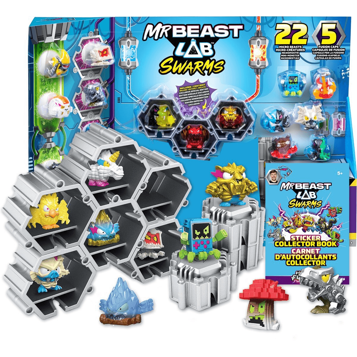 Moose Toys MrBeast Lab Swarms Hyper Fusion Chaos XL pack