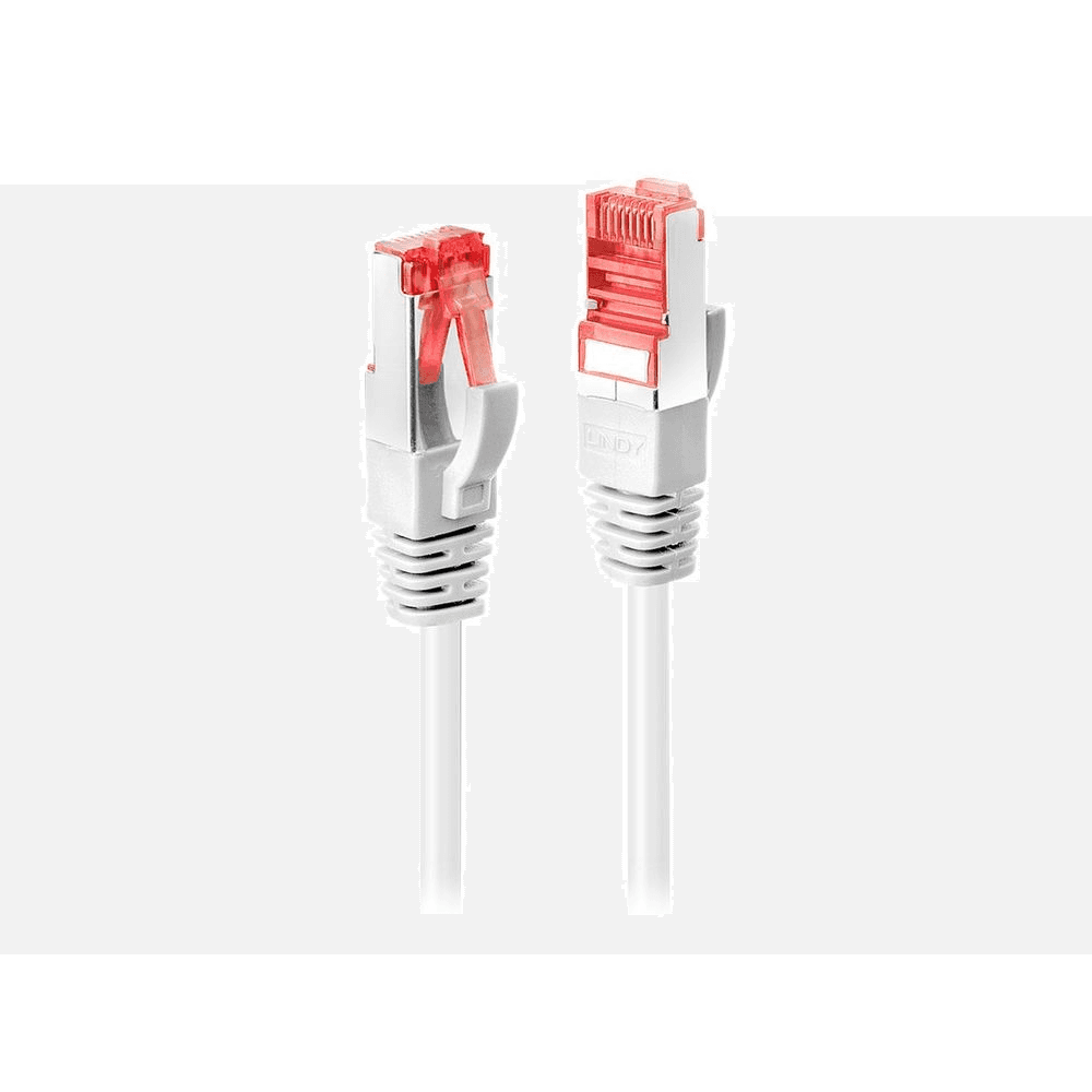 Lindy RJ-45 Cat.6 S/FTP 1m sieťový kábel Biela Cat6 S/FTP (S-STP)