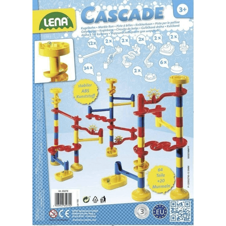 Lena Cascade Knikkerbaan KIGA hračka na zlepšenie motoriky