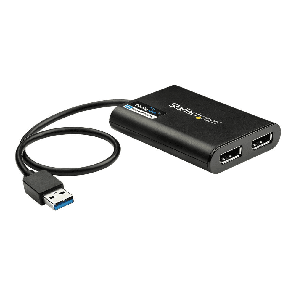 StarTech.com USB32DP24K60 USB grafický adaptér 4096 x 2160 px Čierna