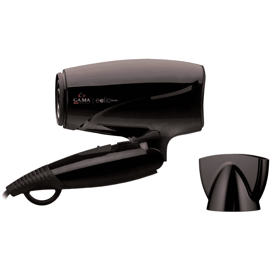 GA.MA Eolic Travel fén 1600 W Čierna