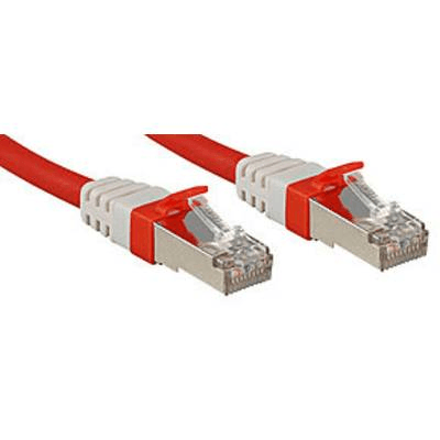 Lindy Cat.6 (A) SSTP / S/FTP PIMF Premium 0.5m sieťový kábel Červená 0,5 m