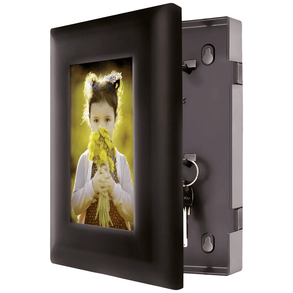 Závesná skrinka na kľúče s fotorámikom Master Lock 5451EURD čierna