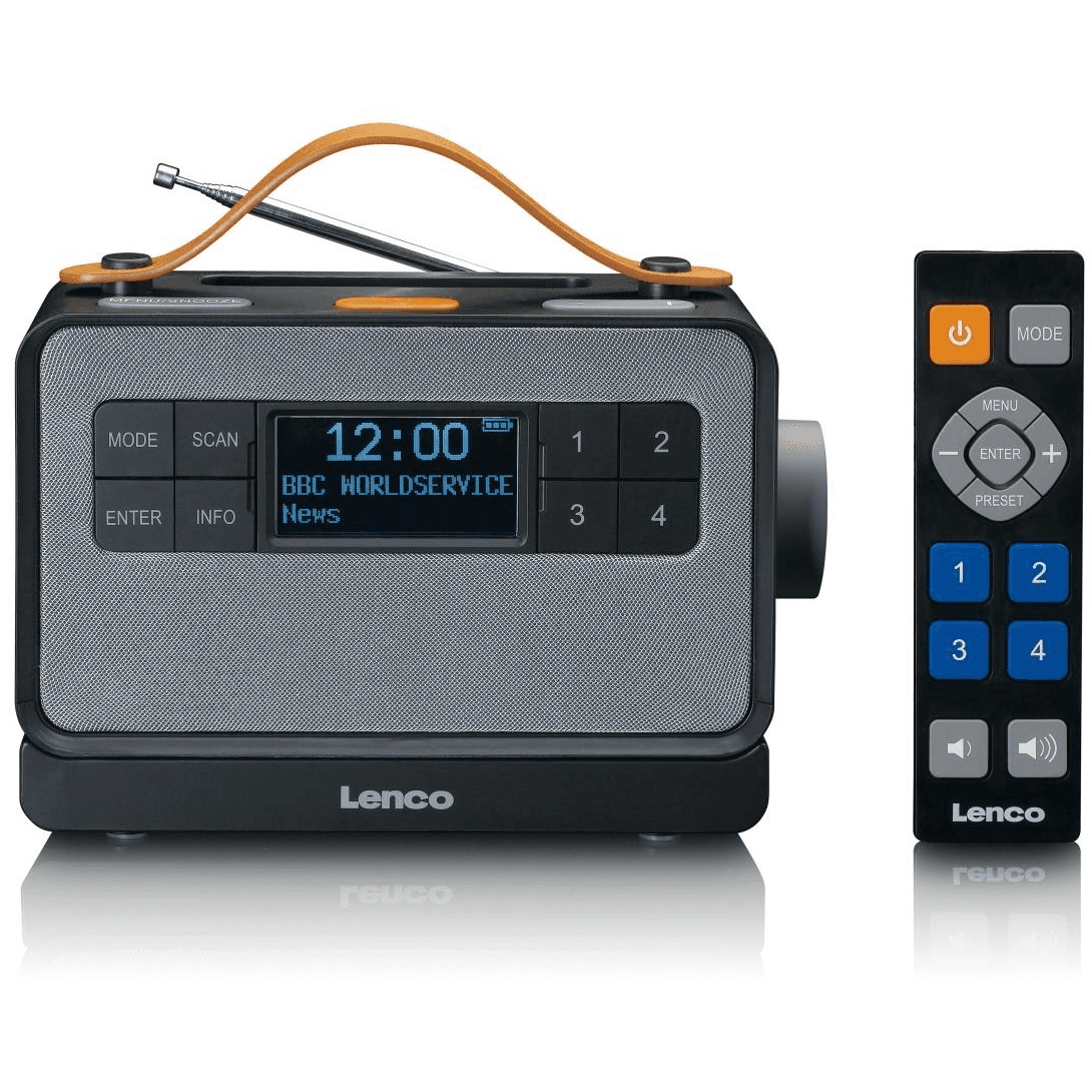 Sieťové rádio DAB+, FM Lenco PDR-065BK