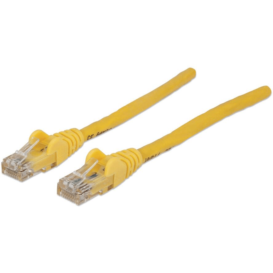 Intellinet Cat6 UTP, 1m sieťový kábel Žltá U/UTP (UTP)
