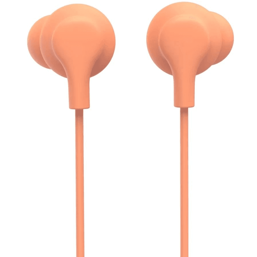 Hama Curly Slúchadlá s mikrofónom Kábel Do ucha Hovor / hudba USB Typ-C Oranžová