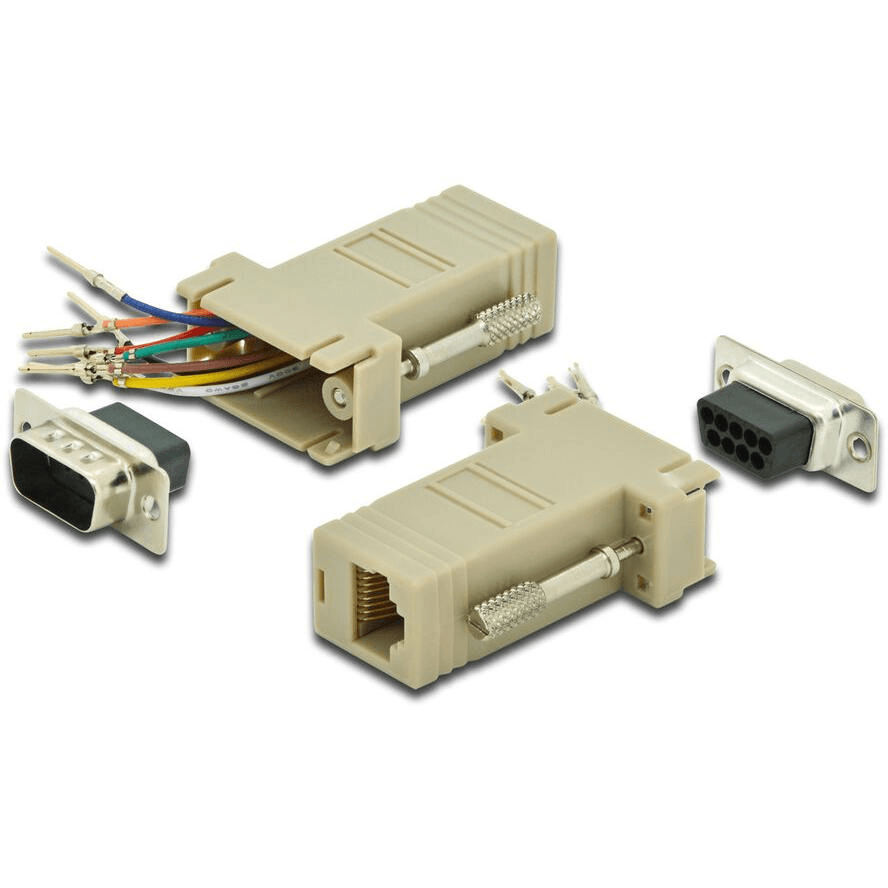 ASSMANN Electronic AK-610517-000-I adaptér RS-232 RJ-45 Béžový