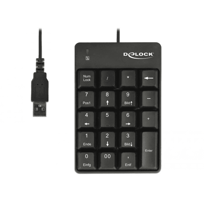 Numerická klávesnica Membránový Pad USB Pre notebook Počítač