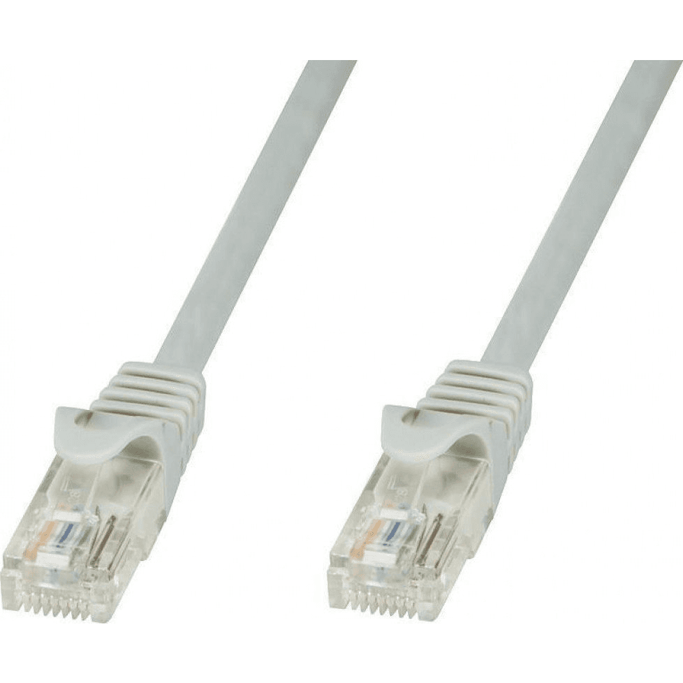 Techly ICOC CCA5U-100T sieťový kábel Šedá 10 m Cat5e U/UTP (UTP)