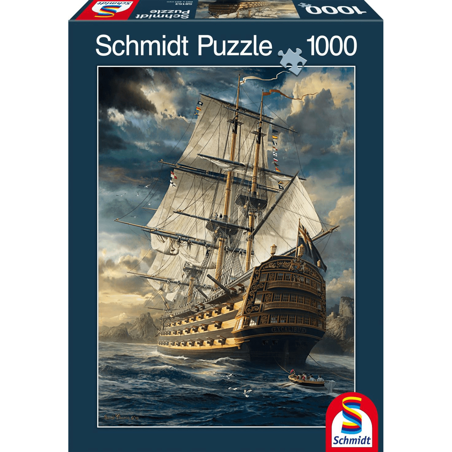 Puzzle Schmidt Spiele Schmidt Puzzle 1000 dielikov Puzzle 1000 plachty hore