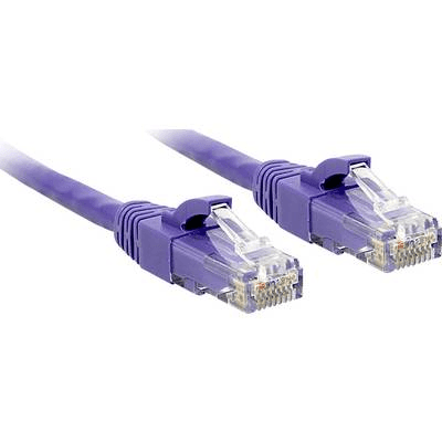 Lindy 48124 sieťový kábel Fialová 3 m Cat6 U/UTP (UTP)