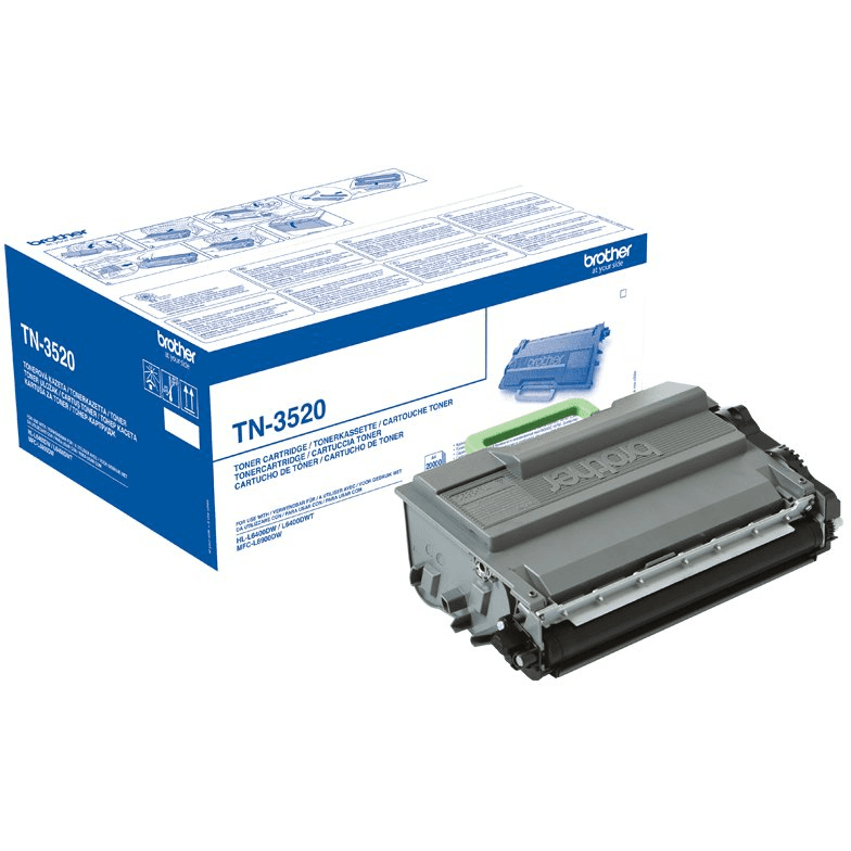 Brother TN-3520P toner 1 kusov Originál Čierna