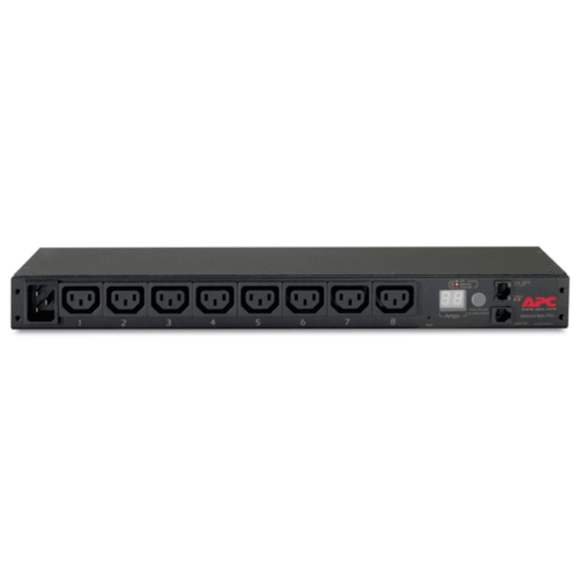 APC AP7821B napäťová distribučná jednotka (PDU) 8 AC zásuvky/AC zásuviek 0U/1U Čierna