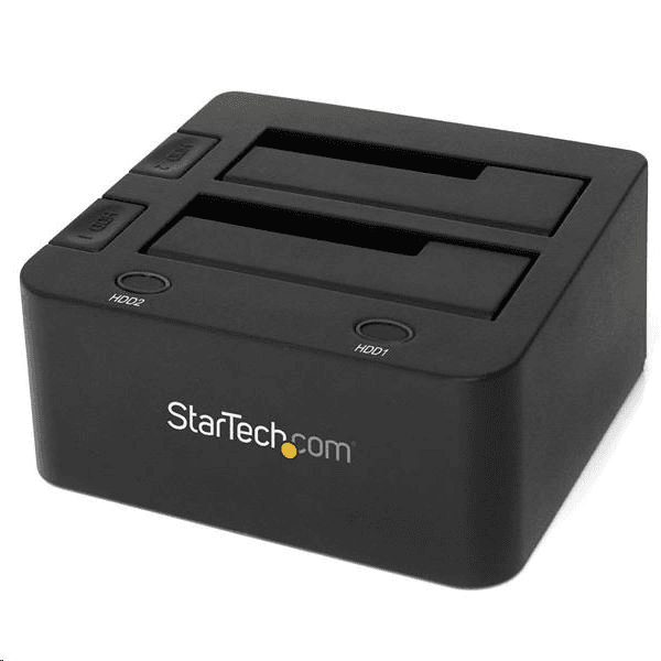 StarTech.com SDOCK2U33 dokovacia stanica pre úložné jednotky USB 3.2 Gen 1 (3.1 Gen 1) Type-B Čierna