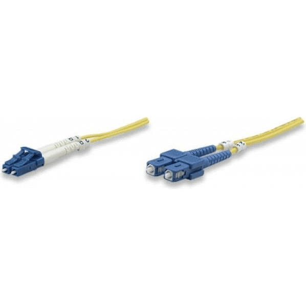 Techly 1m SC/SC 9/125 InfiniBand a kábel z optických vlákien Žltá