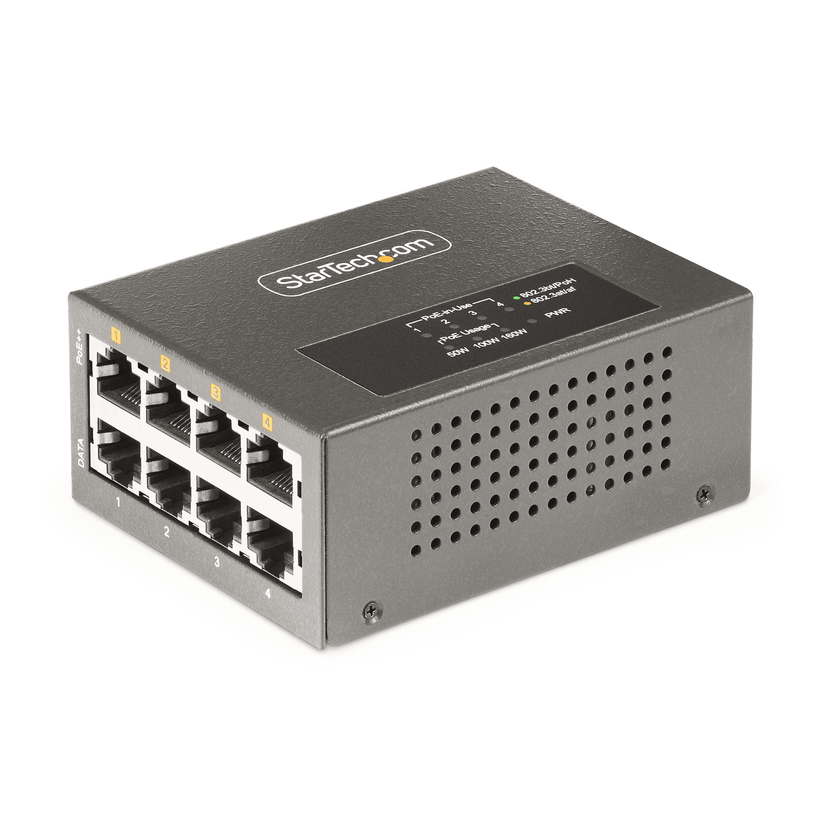 StarTech.com AS445C-POE-INJECTOR PoE adaptér 2.5 Gigabit Ethernet, 5 Gigabit Ethernet, Fast Ethernet, Gigabit Ethernet
