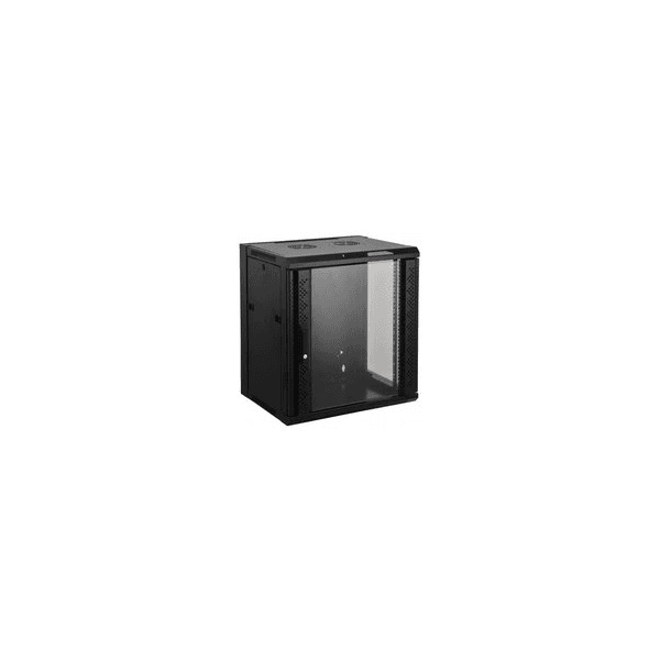 Intellinet 711791 rack 9U Nástenný regál Čierna