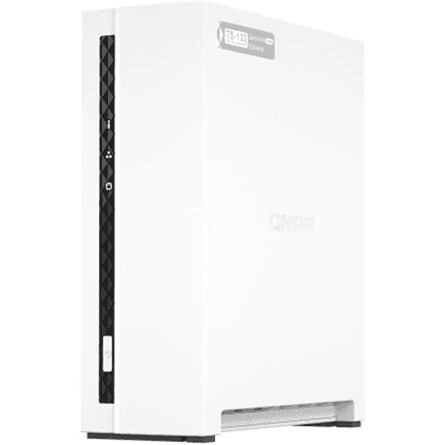 QNAP TS-133 úložný server NAS Tower Ethernet / LAN pripojenie Biela