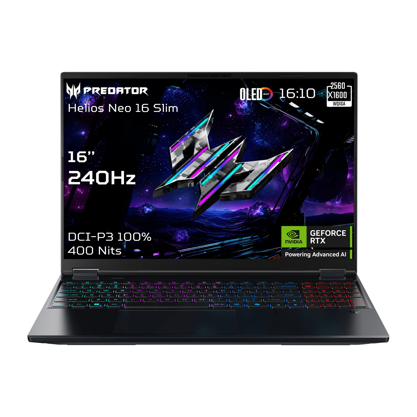 Laptop Acer Predator Helios Neo 16S i9 64 GB / 1000 GB 16" OLED čierny