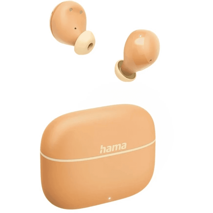 Hama Freedom Buddy II Slúchadlá s mikrofónom True Wireless Stereo (TWS) Do ucha Hovor / hudba Bluetooth Oranžová