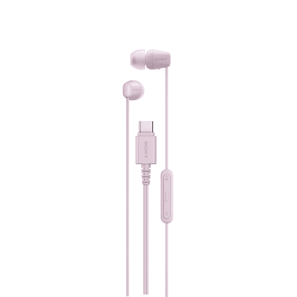 Sony IER-EX15C Slúchadlá s mikrofónom Kábel Do ucha Hovor / hudba USB Typ-C Ružová