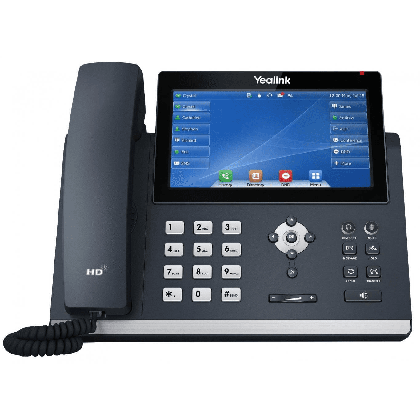 Yealink SIP-T48U IP telefón Šedá LED Wi-Fi