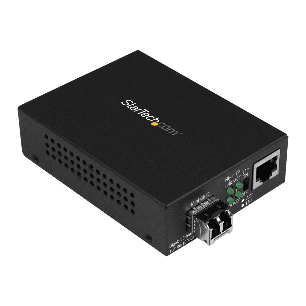 StarTech.com MCM1110MMLC konvertor sieťovej kabeláže 1000 Mbit/s 850 nm Viacmódové Čierna