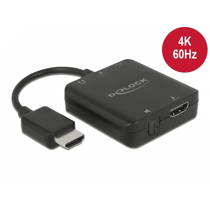 Delock HDMI Audio Extraktor 4K 60 Hz