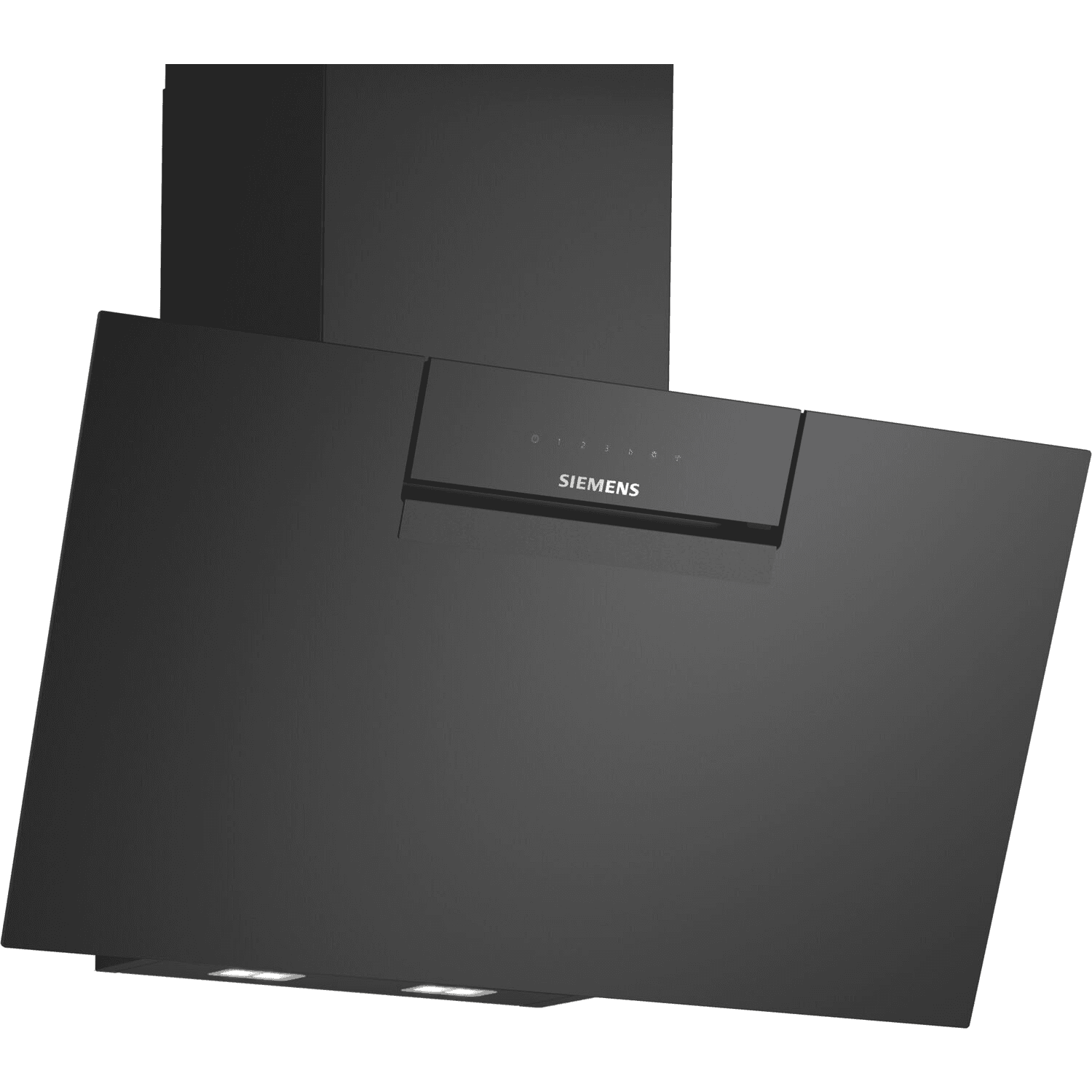 Siemens iQ300 LC87KFN60 odsávač pary Nástenný Čierna 427 m³/h A+
