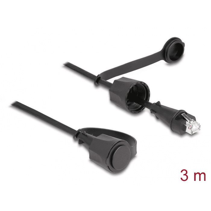 Sieťový kábel RJ45 samec na RJ45 samec Cat.6 STP tienený 3 m Delock 80168