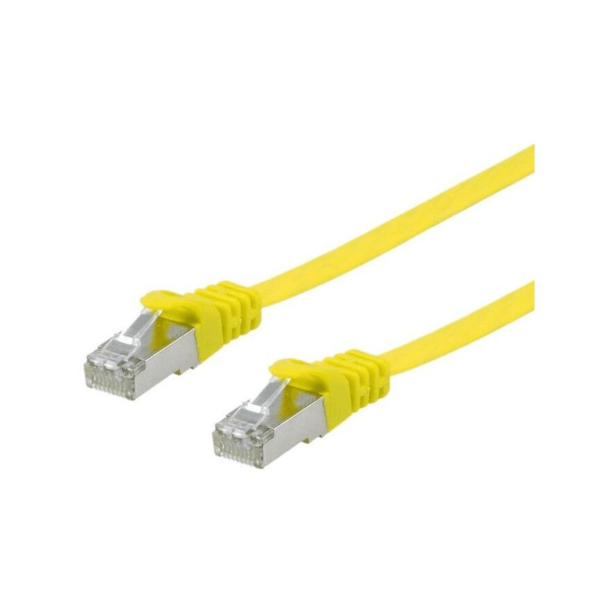Equip 607666 sieťový kábel Žltá 10 m Cat6a U/FTP (STP)