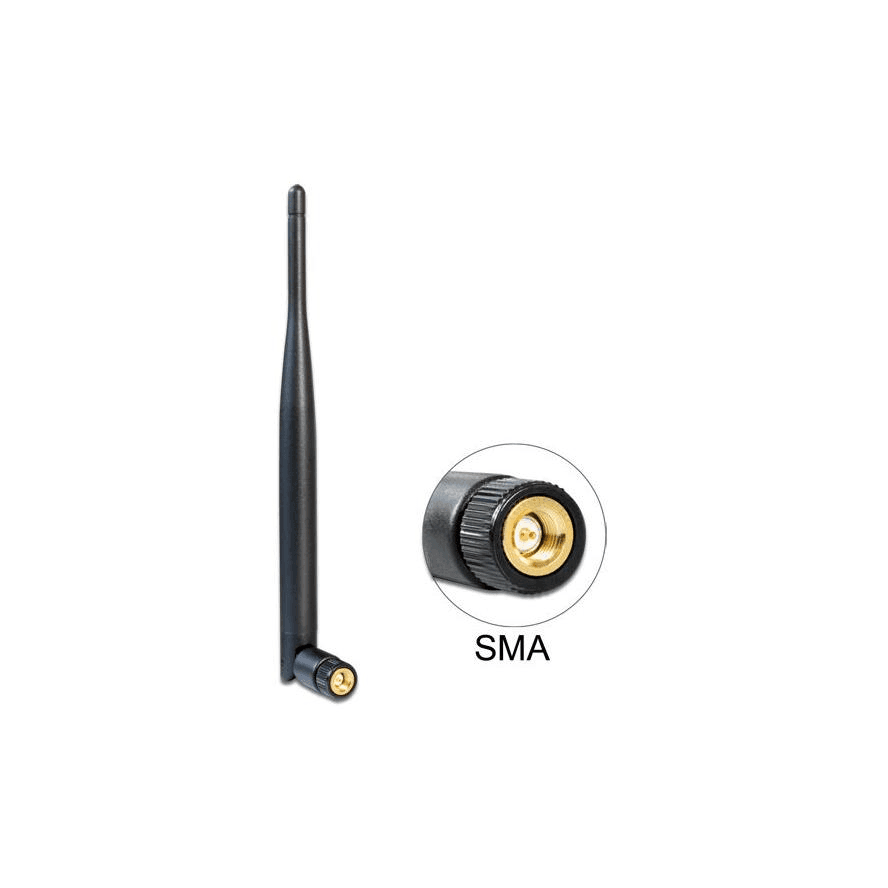 WLAN anténa SMA 802.11 ac/a/h/b/g/n 4-5 dBi všesmerová Delock 89438