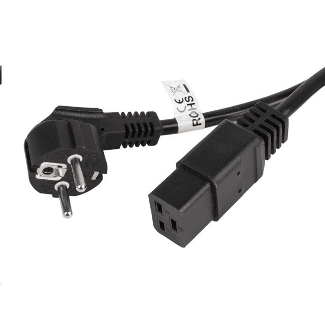 NAPÁJACÍ (SERVEROVÝ) KÁBEL CEE 7/7->IEC 320 C19 16A 1.8M VDE LANBERG